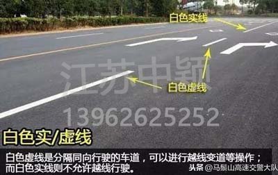 道路交通標線圖文講解，僅花1分鐘讓你快速看懂，再也不會被違章扣分
